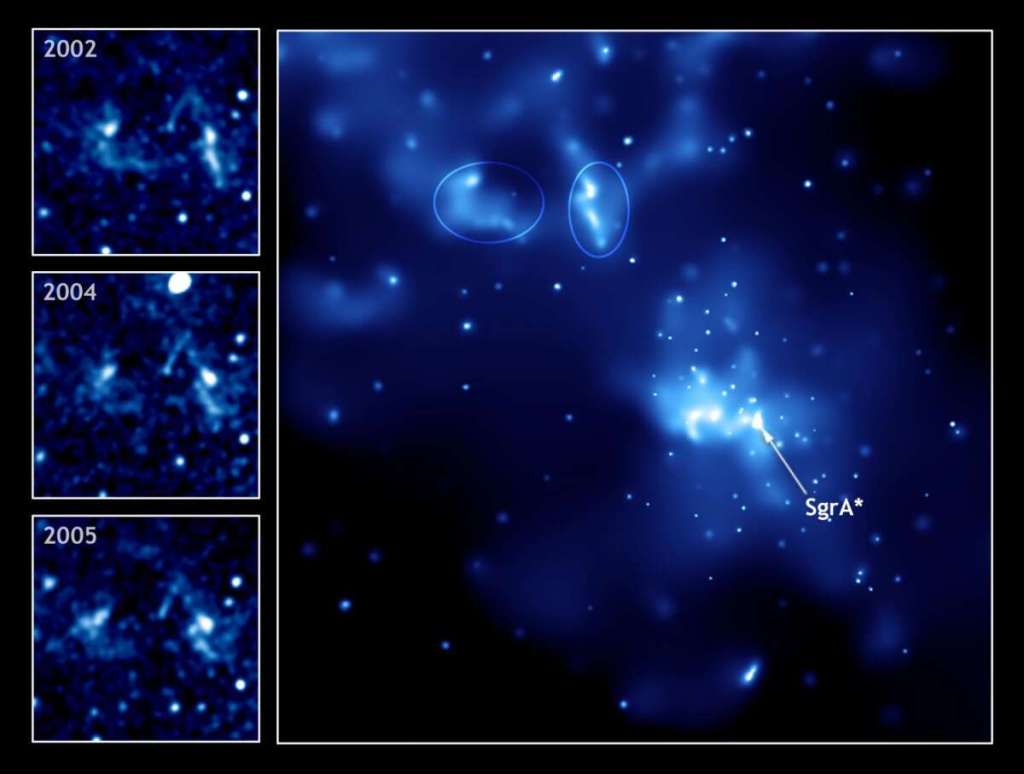 Новая модель выявляет процессы, протекающие близ черной дыры Млечного пути